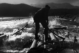 Rafter Near Munich, 1936 Photographic Print by Scherl 