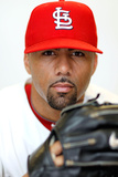 Jupiter, FL - February 29: St Louis Cardinals Photo Day - Chris Carpenter Photographic Print by Mike Ehrmann