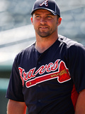 Jupiter, FL - March 13: Atlanta Braves v Miami Marlins - Carlos Zambrano Photographic Print by Sarah Glenn