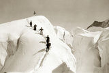 Climbers in the Swiss Alps, 1908 Photographic Print by Scherl 