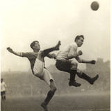 Moment from an English Soccer Match, 1909 Photographic Print by Scherl 