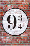 Platform 9 3/4 King's Cross Poster Print Masterprint