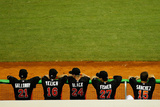 Miami, FL - March 06: Miami v Miami Marlins Photographic Print by Mike Ehrmann