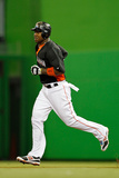 Miami, FL - March 06: Miami v Miami Marlins Photographic Print by Mike Ehrmann