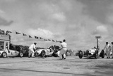 Nuerburgring: Racing Cars before the Start Photographic Print by Scherl 