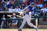 Surprise, AZ - March 09: Los Angeles Dodgers v Texas Rangers - Adrian Beltre Photographic Print by Christian Petersen