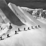 Glacier Tour on Piz Bernina Photographic Print by Scherl 
