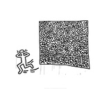 Untitled, 1982 Giclée-Druck von Keith Haring