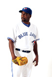 Dunedin, FL - March 02: Toronto Blue Jays Photo Day - Casey Janssen Photographic Print by Jonathan Ferrey