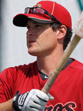 Jupiter, FL - March 13: Atlanta Braves v Miami Marlins - Scott Cousins Photographic Print by Sarah Glenn