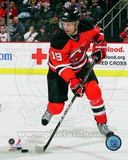 Travis Zajac 2011-12 Action Photo
