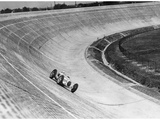 Hermann Lang on the Avus, 1937 Fotografie-Druck von Scherl 