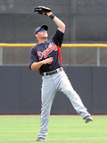 Dunedin, FL - March 24: Atlanta Braves v Toronto Blue Jays - Adam Lind Photographic Print by Al Messerschmidt
