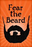 San Francisco Giants Fear The Beard Sports Poster Print Posters