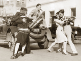 Dance Marathon in Los Angeles, 1927 Photographic Print by Scherl 