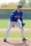 Surprise, AZ - February 23: Yu Darvish Workout - Yu Darvish Photographic Print by Norm Hall