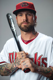 Scottsdale, AZ - March 1: Arizona Diamondbacks Photo Day - Jason Kubel Photographic Print by Rob Tringali