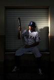 Surprise, AZ - February 28: Texas Rangers Photo Day - Ian Kinsler Photographic Print by Jamie Squire