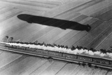 Race Between an Express Train and an Airship, 1911 Photographic Print by Scherl 