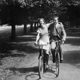 Bicycle Excursion in Brandenburg Photographic Print by Scherl 