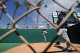 Goodyear, AZ - March 14: San Diego Padres v Cincinnati Reds - Aroldis Chapman Photographic Print by Kevork Djansezian