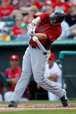 Jupiter, FL - March 14: Houston Astros v St Louis Cardinals - Chris Snyder Photographic Print by Sarah Glenn