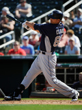 Goodyear, AZ - March 14: San Diego Padres v Cincinnati Reds - Clayton Richard Photographic Print by Kevork Djansezian