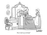 "Does it make my ass look big?" - New Yorker Cartoon Premium Giclee Print by Liam Walsh