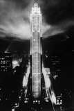 Rockefeller Center at Night, 1939 Photographic Print by Scherl 