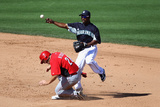 Peoria, AZ - March 06: Cincinnati Reds v Seattle Mariners - Ichiro Suzuki Photographic Print by Christian Petersen