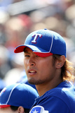 Peoria, AZ - March 07: Texas Rangers v San Diego Padres - Yu Darvish Photographic Print by Christian Petersen