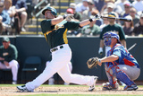Phoenix, AZ - March 20: Chicago Cubs v Oakland Athletics - Bryan LaHair Photographic Print by Christian Petersen