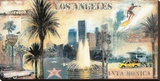 Los Angeles Leinwand von John Clarke