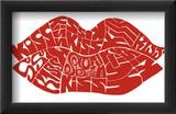 Kiss (on white) Prints