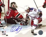 Chris Drury Celebrating Goal vs Devils Autographed Photo (Hand Signed Collectable) Photo