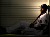 Surprise, AZ - February 28: Texas Rangers Photo Day - Julio Borbon Photographic Print by Jamie Squire