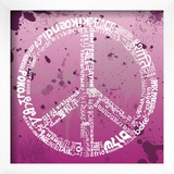Peace (pink) Prints