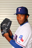 Surprise, AZ - February 28: Texas Rangers Photo Day - Neftali Feliz Photographic Print by Jamie Squire