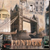 London II Stretched Canvas Print by John Clarke