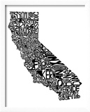 Typographic California Prints by CAPow 