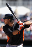 Surprise, AZ - March 12: San Francisco Giants v Kansas City Royals - Alcides Escobar Photographic Print by Christian Petersen