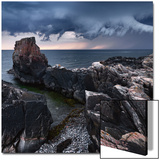 Herannahender Sturm Poster von Strand 
