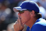 Surprise, AZ - March 12: San Francisco Giants v Kansas City Royals - Bruce Bochy Photographic Print by Christian Petersen
