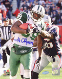Jerricho Cotchery Catch and Run vs Patriots Autographed Photo (Hand Signed Collectable) Fotografía