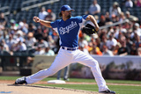 Surprise, AZ - March 12: San Francisco Giants v Kansas City Royals - Salvador Perez Photographic Print by Christian Petersen