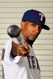 Surprise, AZ - February 28: Texas Rangers Photo Day - Julio Borbon Photographic Print by Jamie Squire