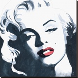 Marilyn Monroe II Stretched Canvas Print by Irene Celic