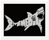 Bite Me Shark Poster