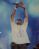 Jay Z Putting Up the Roc Diamond Photo