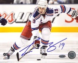 Scott Gomez Carrying Puck up Ice Photo Photographie
